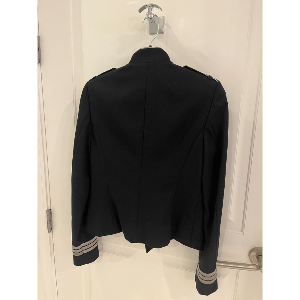 NWOT Lauren Ralph Lauren Jacket Black Military Double breast Sz 2 - Picture 15 of 16